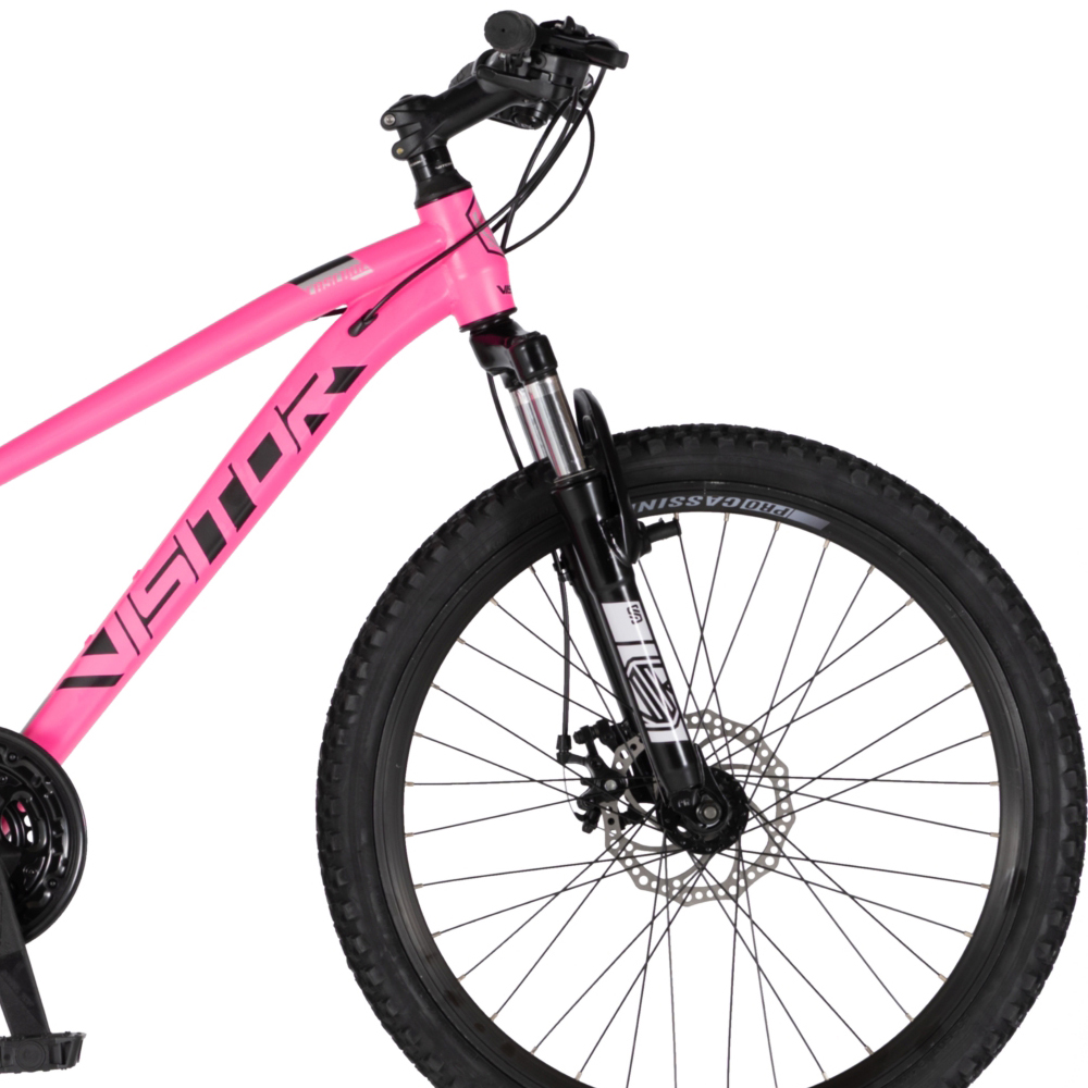 Bicikl Visitor Cascade 24" roze crni