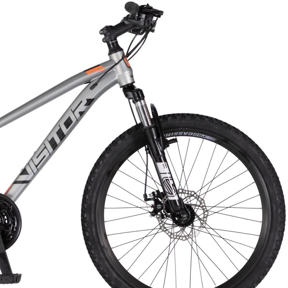 Bicikl Visitor Cascade 24" srebrno narandžasti