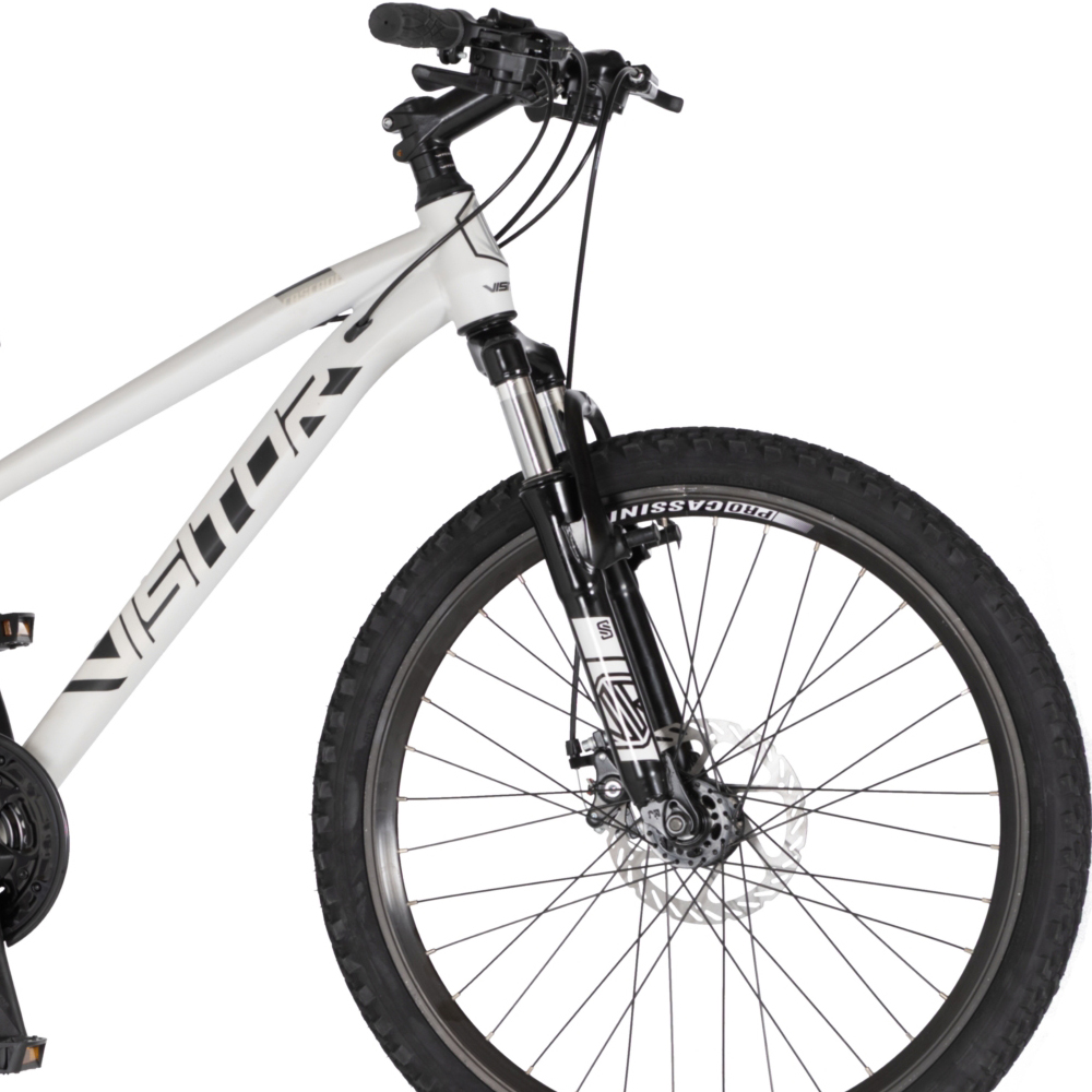 Bicikl Visitor Cascade 24" sivo beli