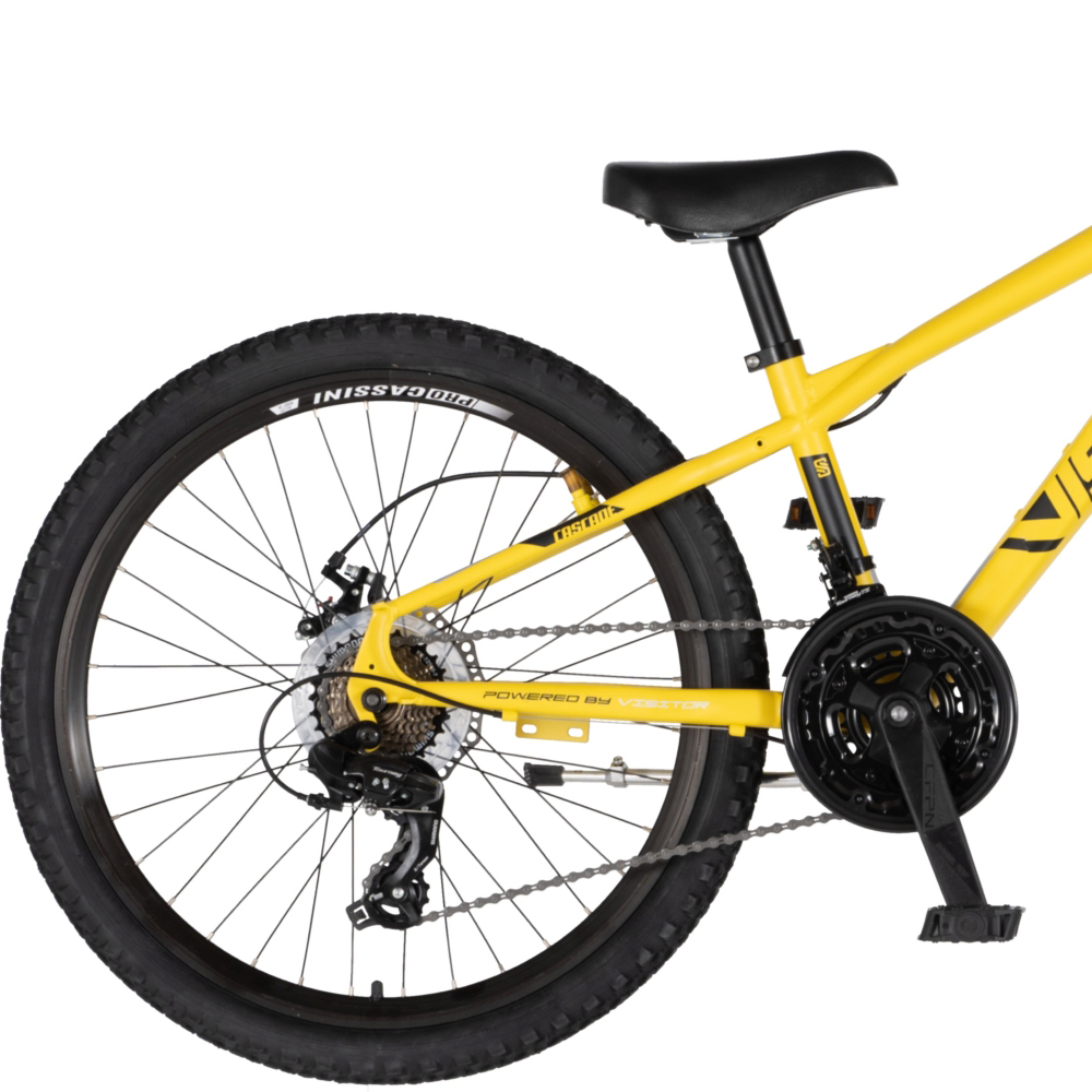 Bicikl Visitor Cascade 24" žuto crni