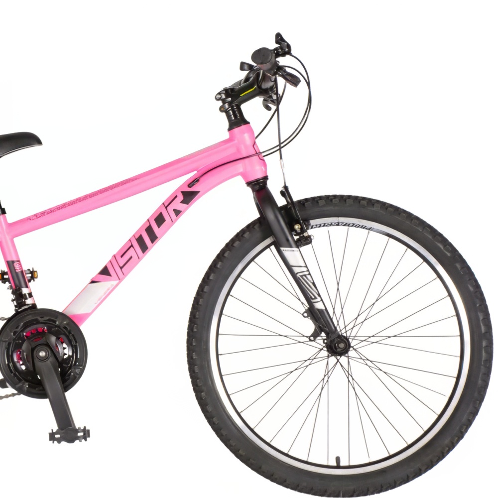 Bicikl Visitor Radiance 24" roze crni