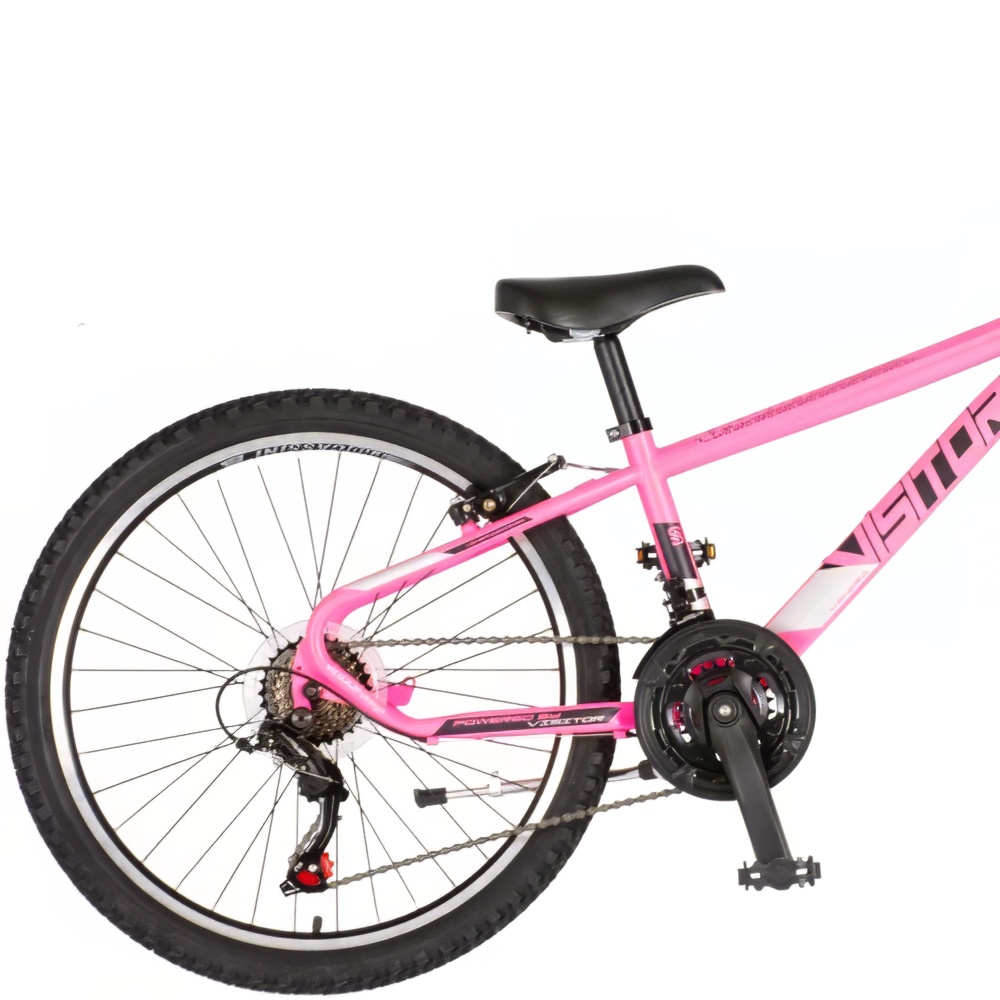 Bicikl Visitor Radiance 24" roze crni