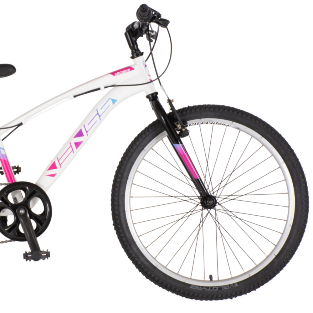 Bicikl Venssini Arcadia 24" belo roze
