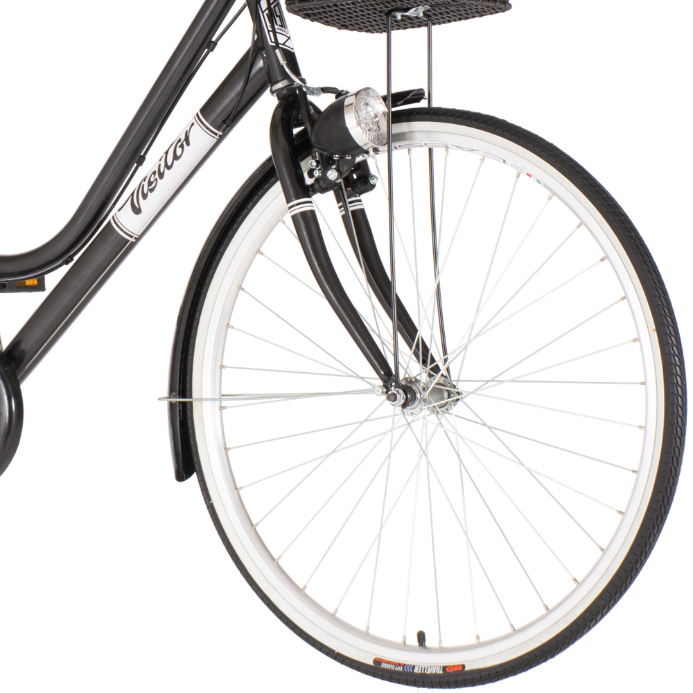 Bicikl Visitor Fashion Latte  26x1.3/8"  crni