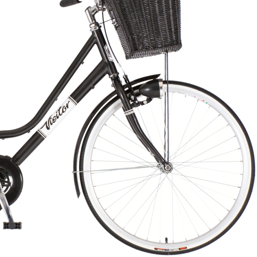 Bicikl Visitor Fashion Latte 26x1.3/8" crni