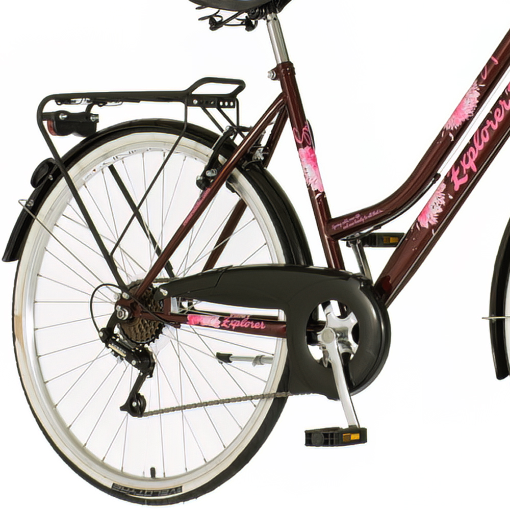 Explorer elite lady bicikla bordo roza-eli261s6