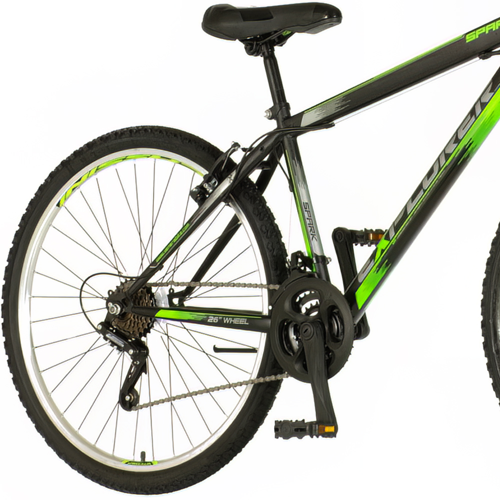 Spark explorer bicikla crno zelena-spa261