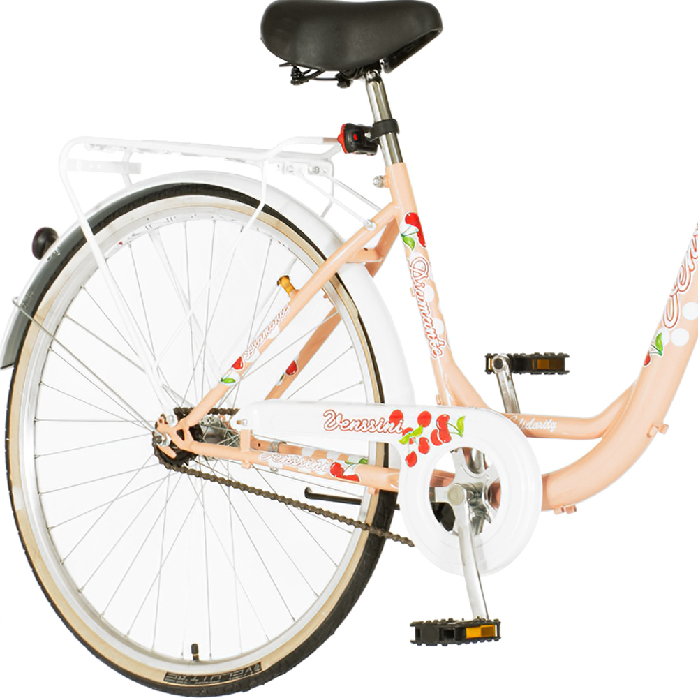 City bicikla venssini roza bela-diam264kk