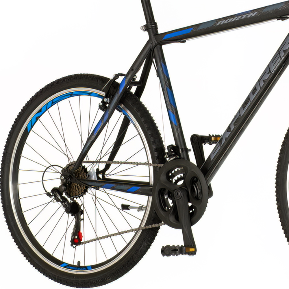North explorer bicikla crno plava-nor266d1