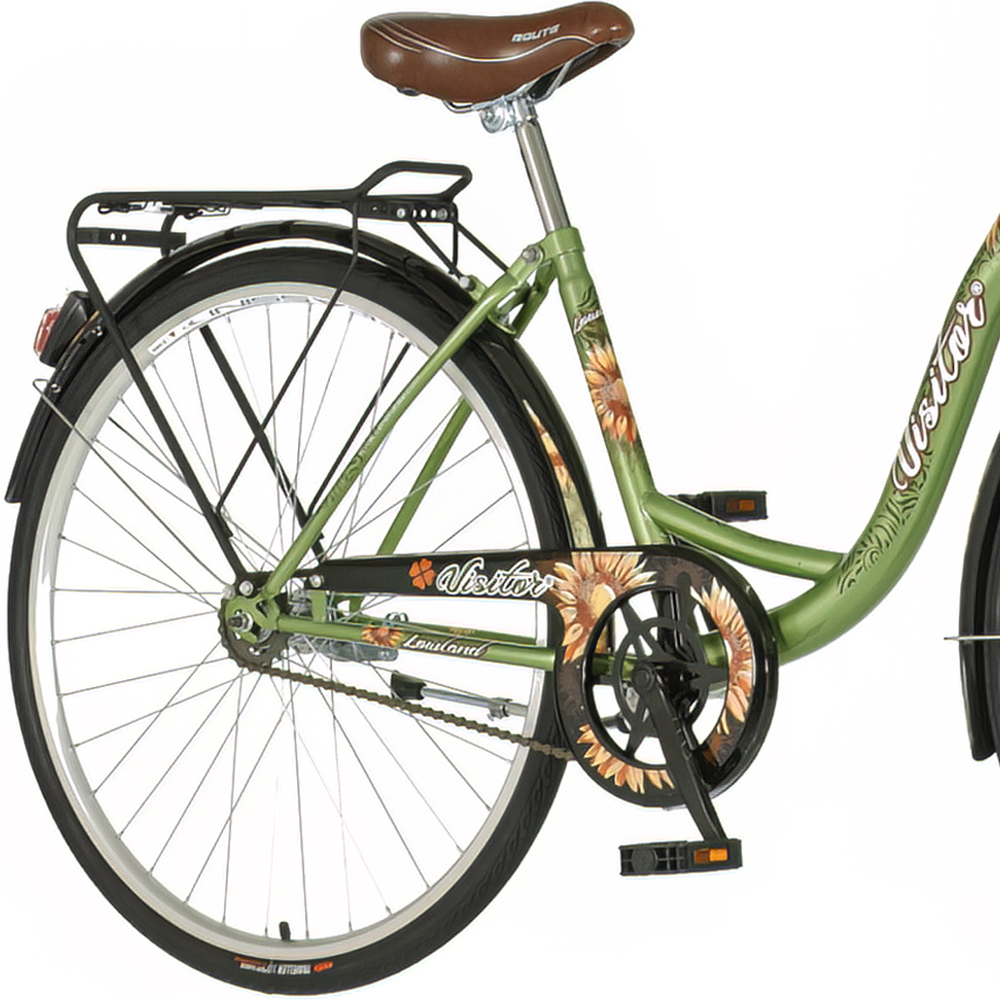Lowland visitor bicikla zeleno narandžasta-low262f