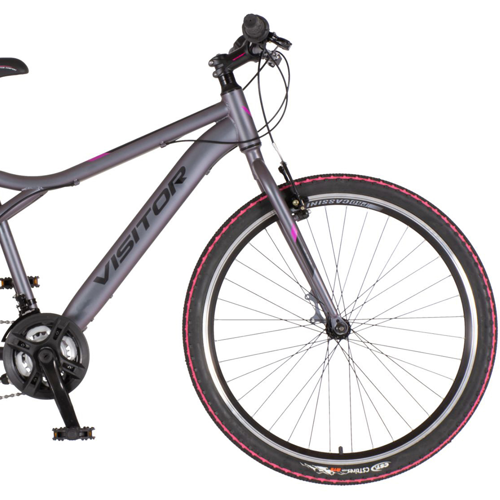 Bicikl Visitor Aurora 26" sivo roze