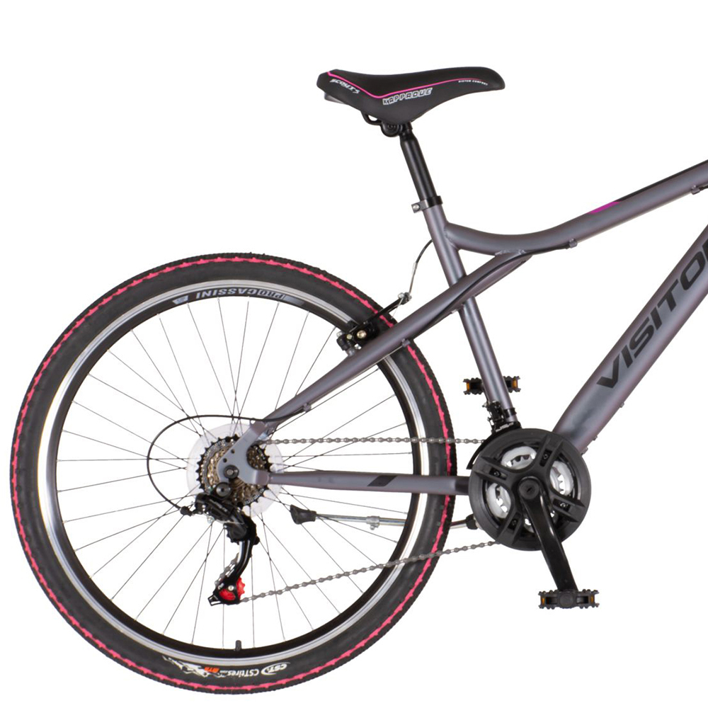 Bicikl Visitor Aurora 26" sivo roze