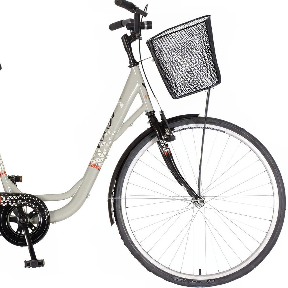 Bicikl Venssini Diamante 26x1.3/8" sivo krem