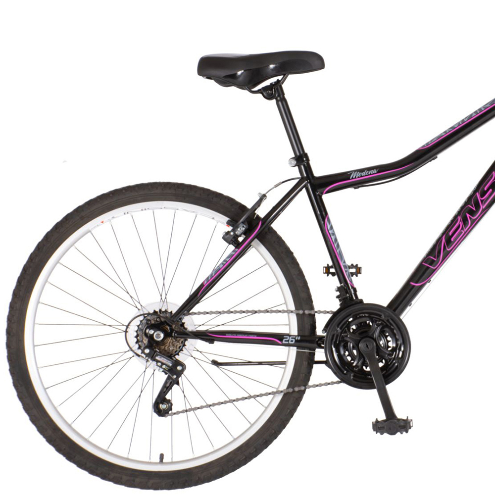 BICIKL MTB VENSSINI MODENA 26" 17" V-BRAKE  18 BRZINA 158-175CM (M) CRNO ROZE