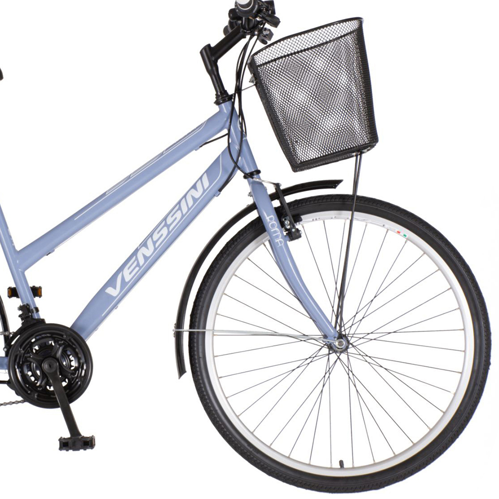 Bicikl Venssini Roma 26" sivo beli