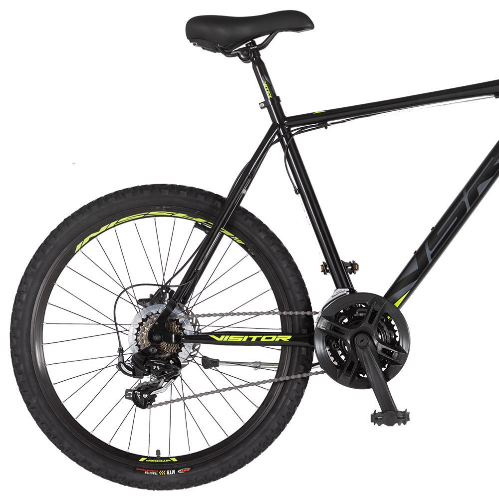 Bicikl Visitor Master 26" crno žuti disk hidraulika
