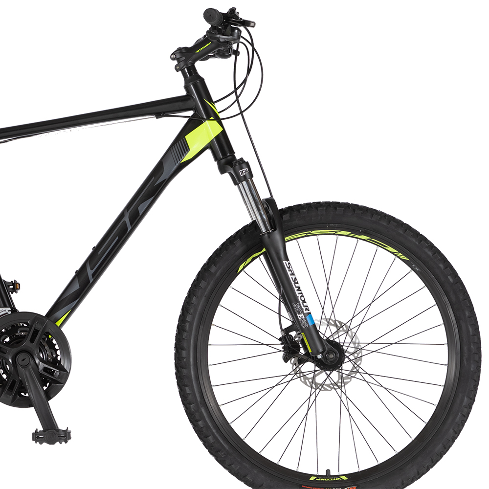 Bicikl Visitor Master 26" crno žuti disk hidraulika