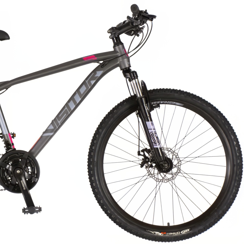 Bicikl Visitor Cascade 26" sivo roze