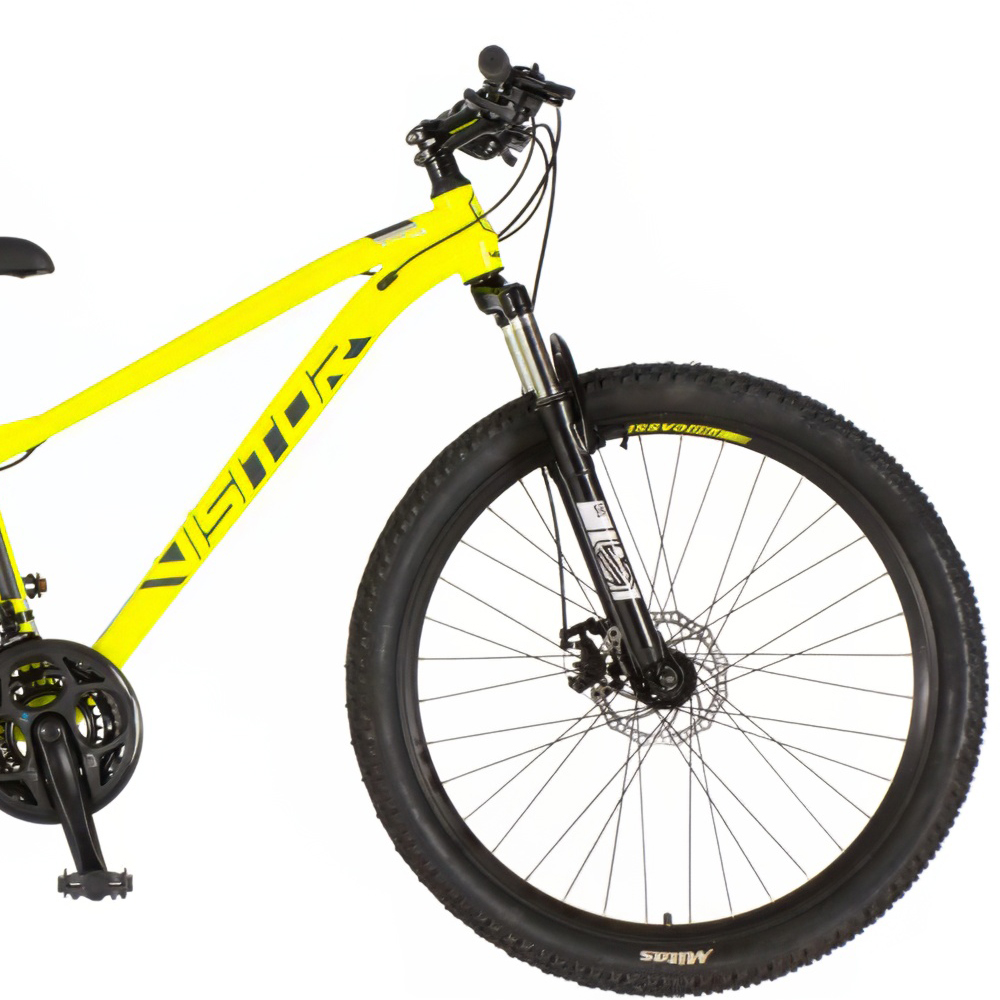Bicikl Visitor Cascade 27" neon žuto crni