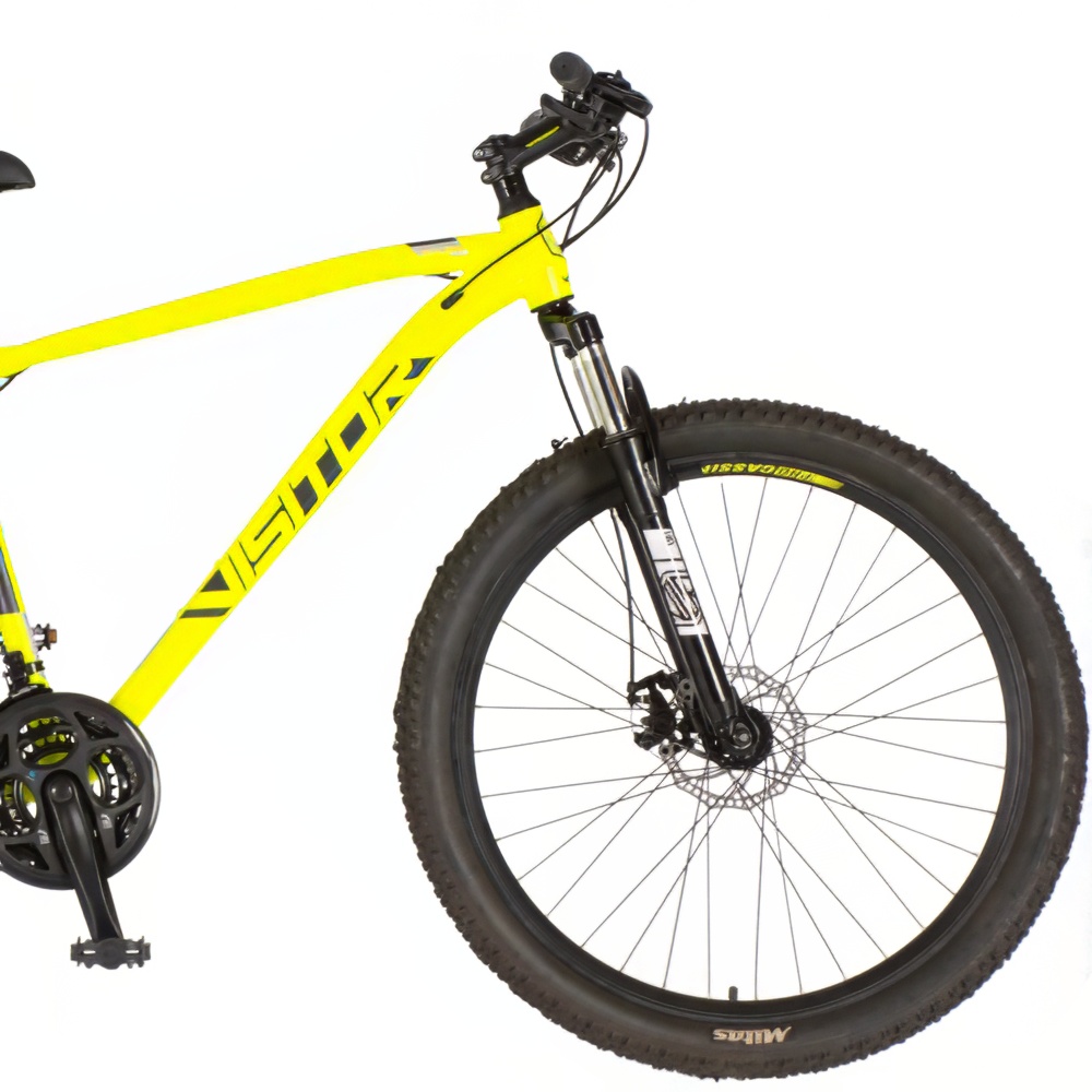 Bicikl Visitor Cascade 27" neon žuto crni