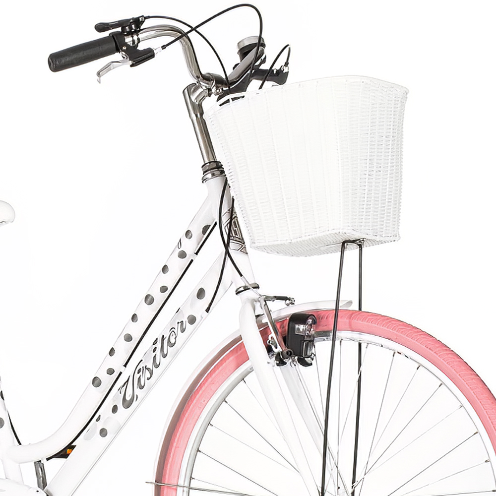 Belo roza dotty ženska bicikla -fas2830s6