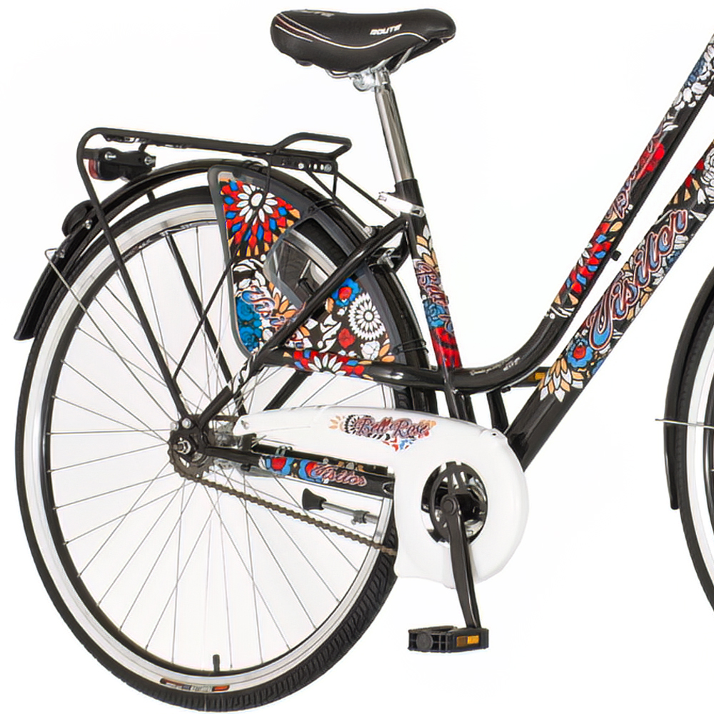 Crno multikolor bell ženska bicikla -fas284f