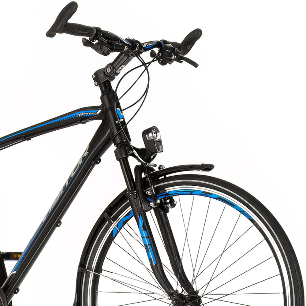 Touring cross bicikla visitor crno plava-tre287am
