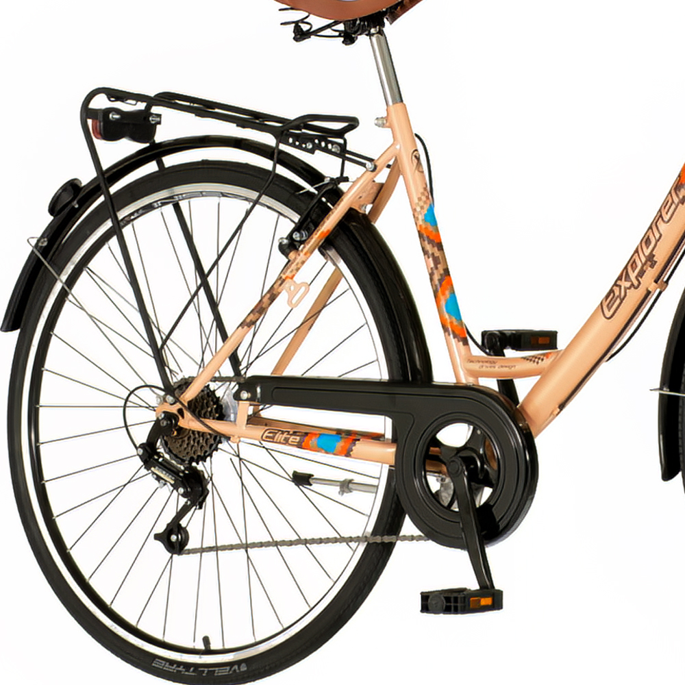 Braon narandžasta elite ženska bicikla -eli281s6