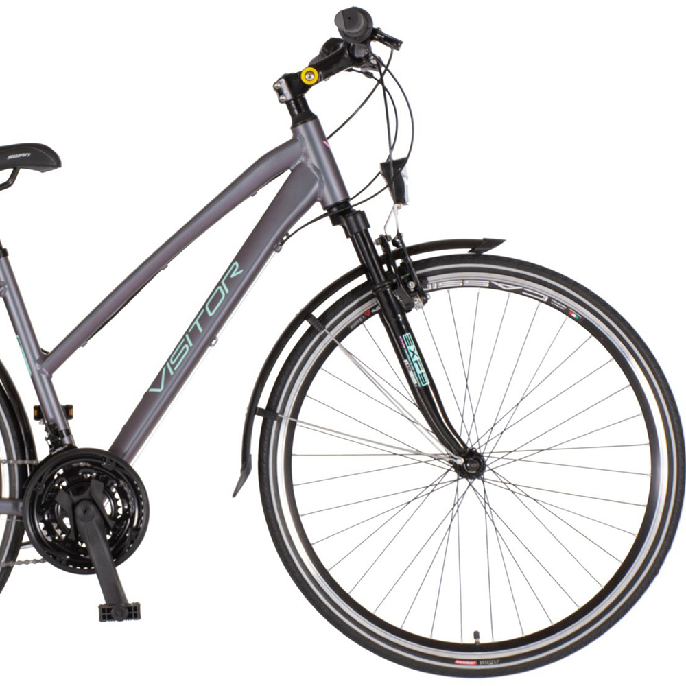 Bicikl Visitor Terra Lady 28" sivo tirkiz