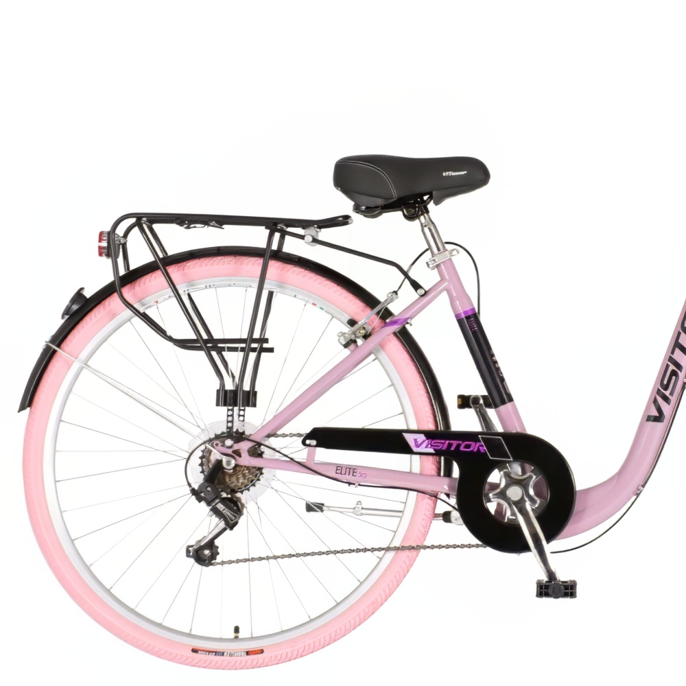 Bicikl Visitor Elite 28" roze crni