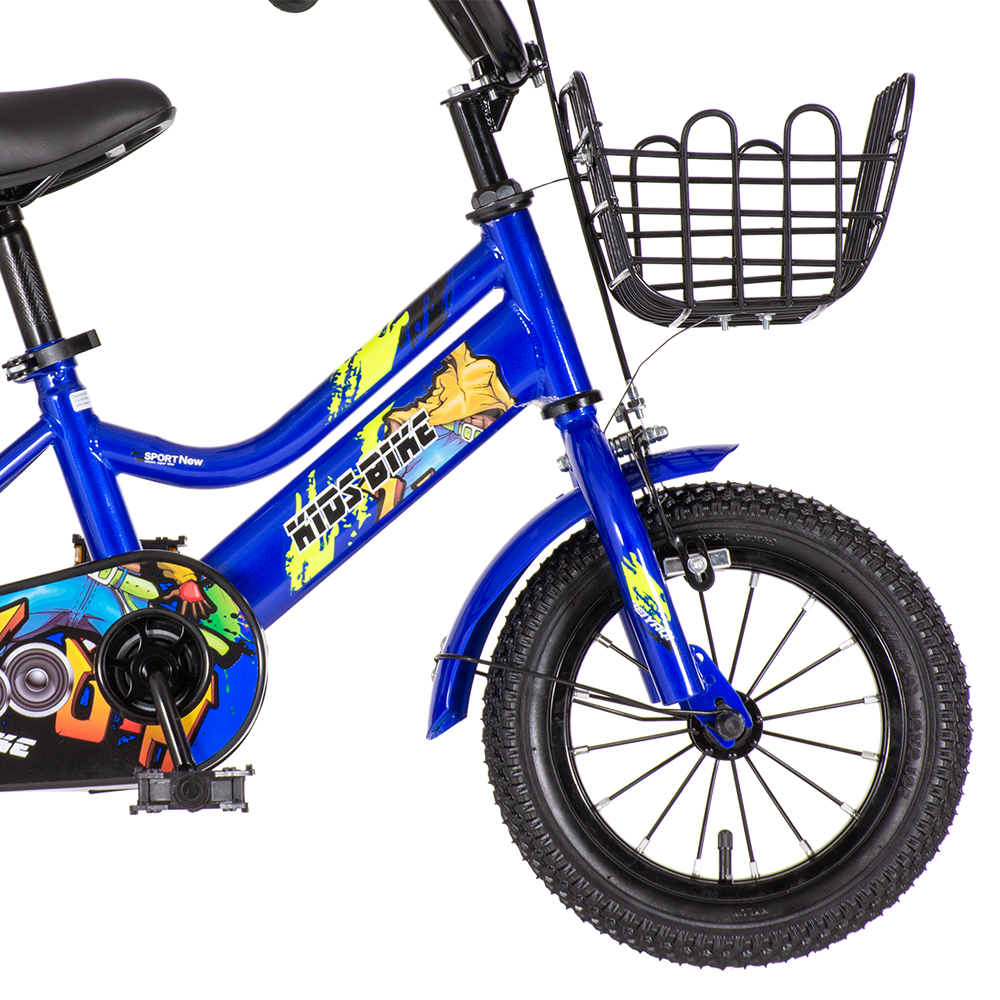 Kids bike Music plava 12 2024