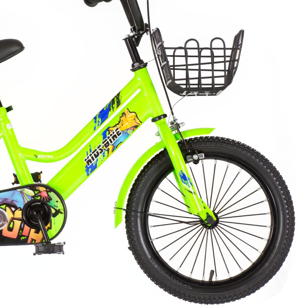Kids bike Music zelena 16 2024