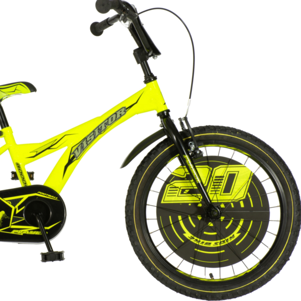 Bicikl Visitor Player 20" neon žuto crni