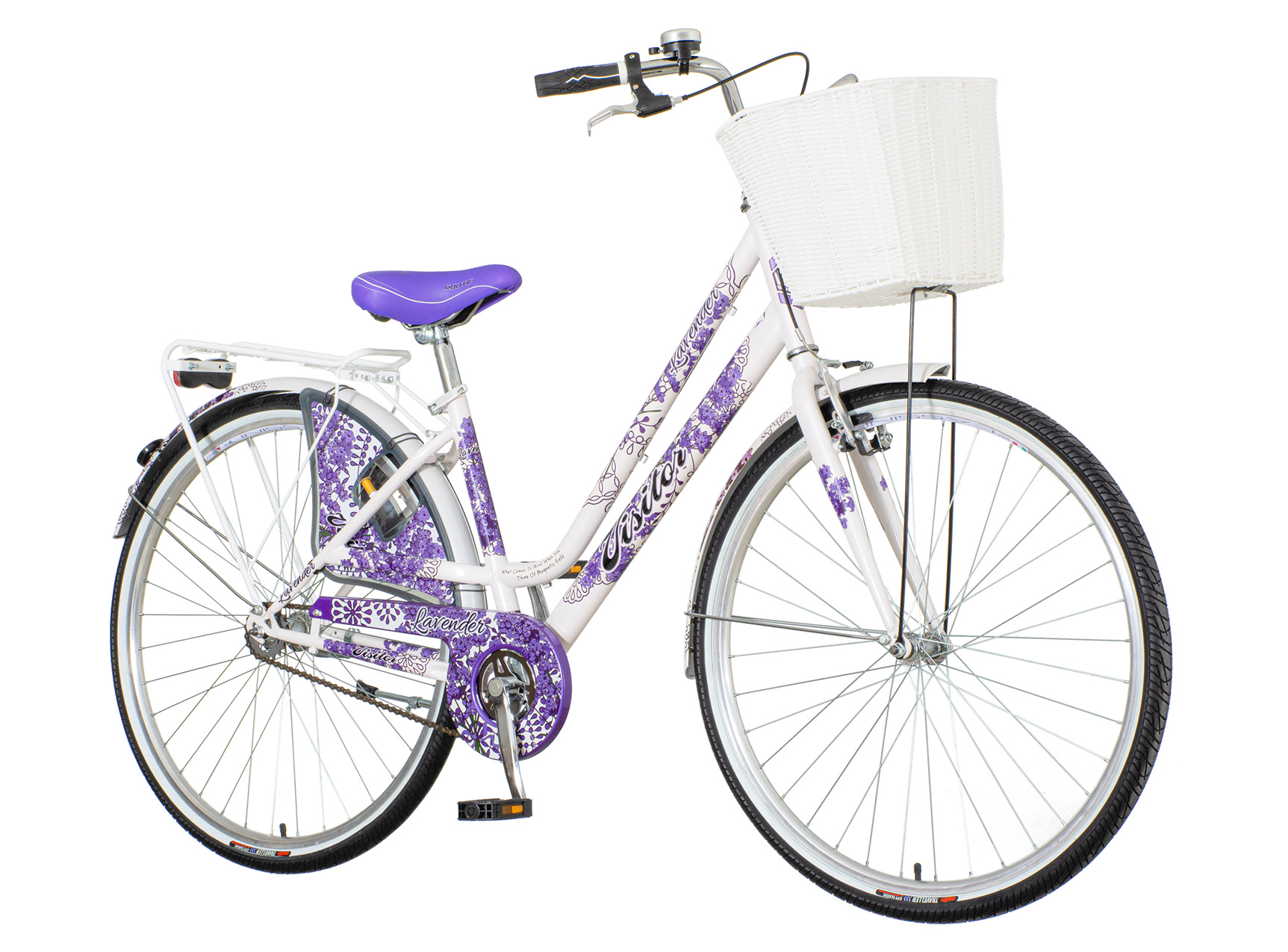 Bicikl Visitor Lavander 28" belo ljubičasti