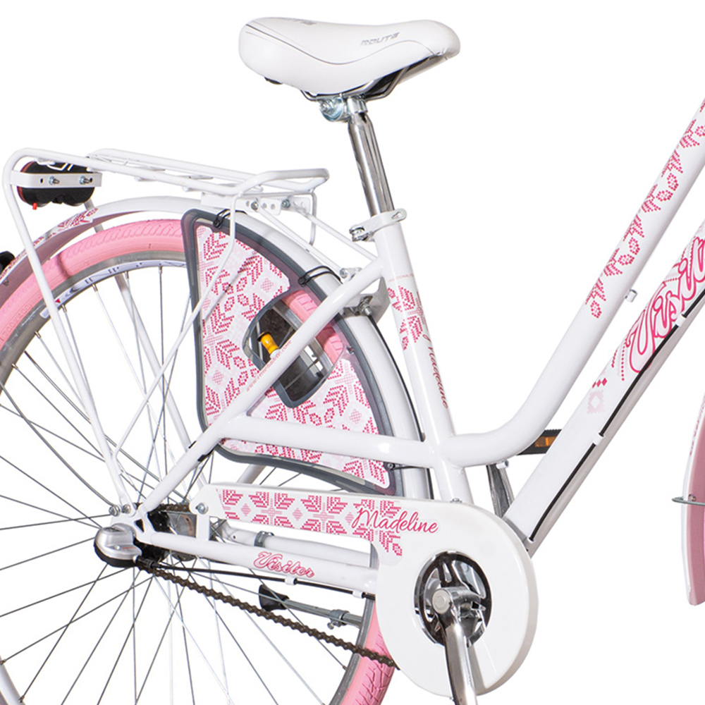 Bicikl Visitor Madeline 28" belo roze