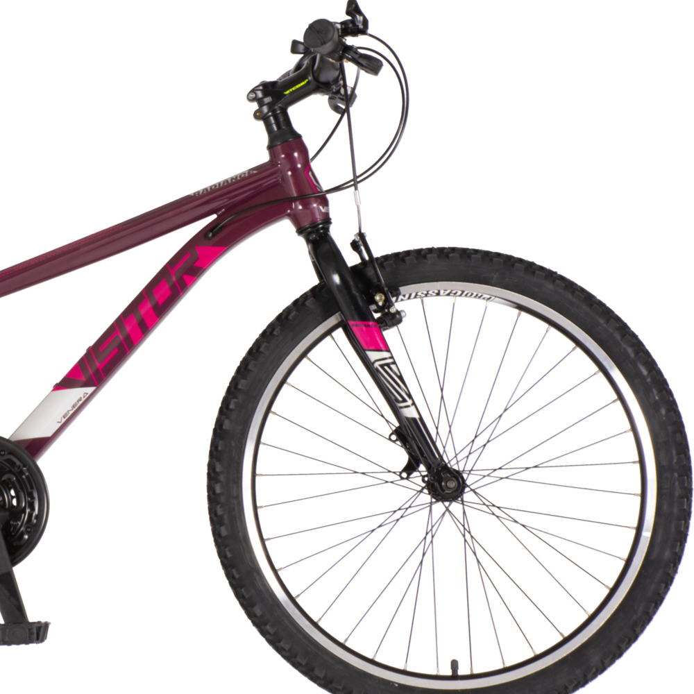 Bicikl Visitor Radiance 24" bordo roze