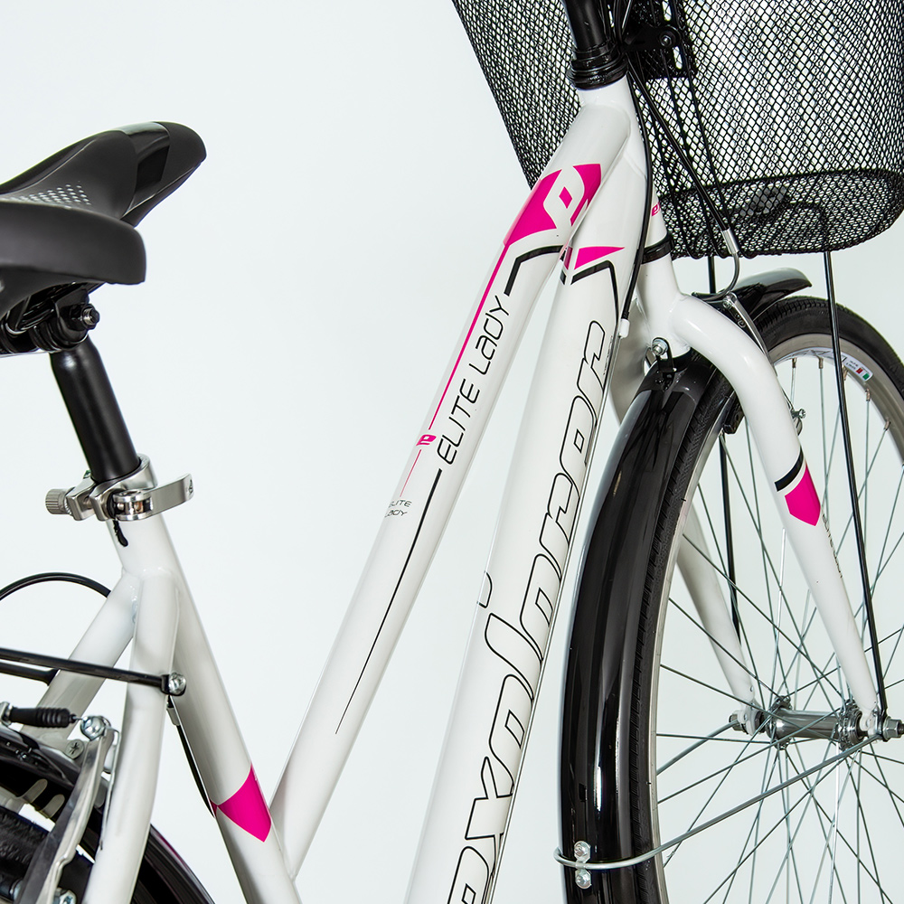 City bicikla explorer belo roza-lad281s