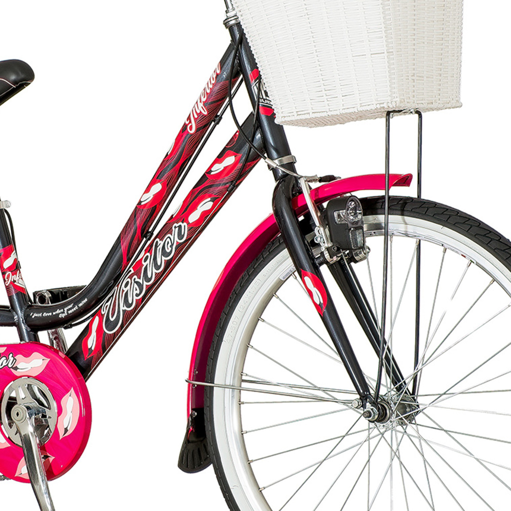 Crno roza inferior ženska bicikla -fas246s6
