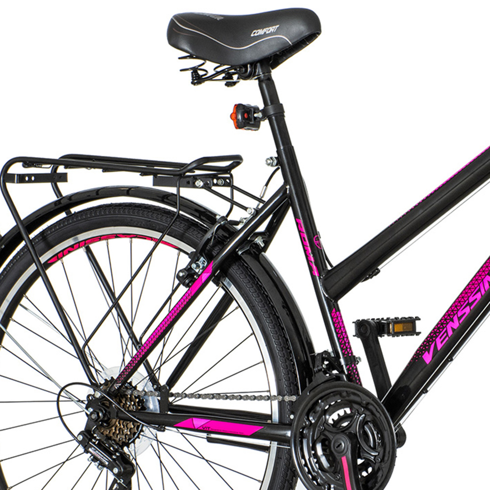 Crno roza roma ženska bicikla -rom265