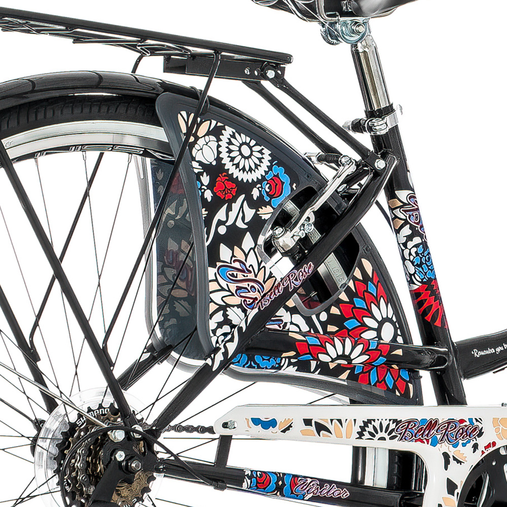 Crno multikolor bell ženska bicikla -fas284s6