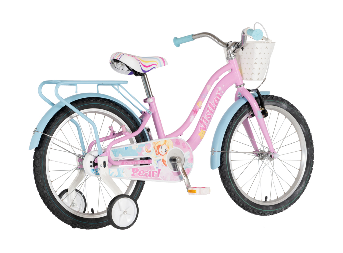 BICIKL KIDS VISITOR PEARL 20" 10" V-BRAKE  KONTRA 115-135CM (20") ROZE