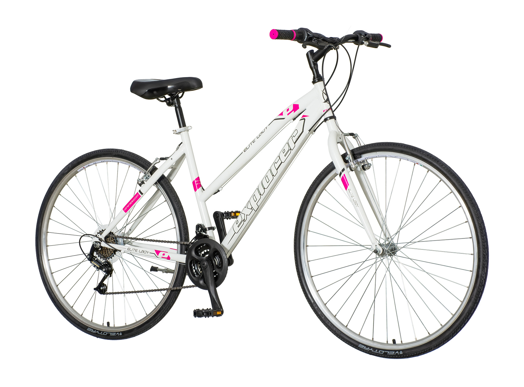 Elite lady explorer bicikla belo roza-lad281mtb