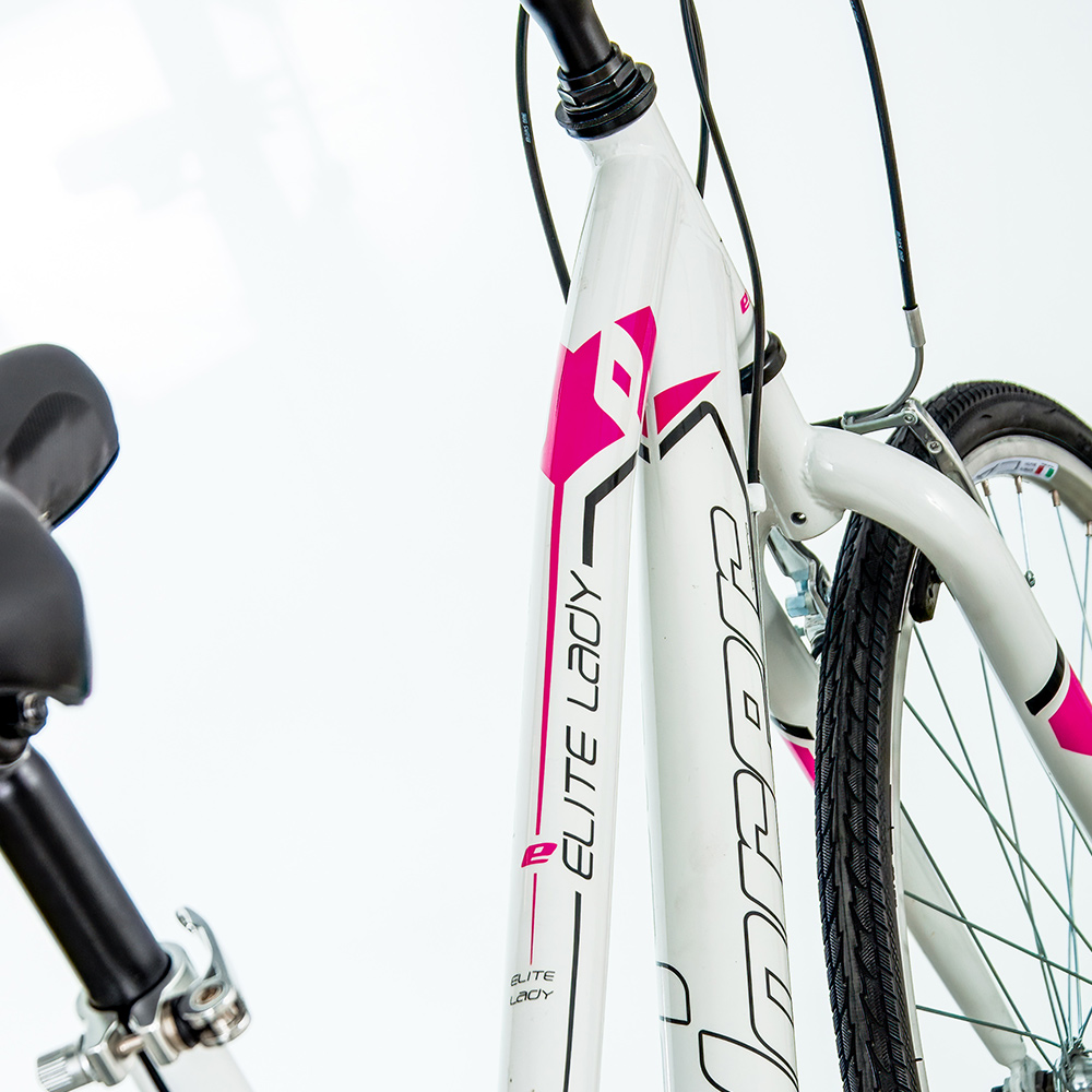 Elite lady explorer bicikla belo roza-lad281mtb