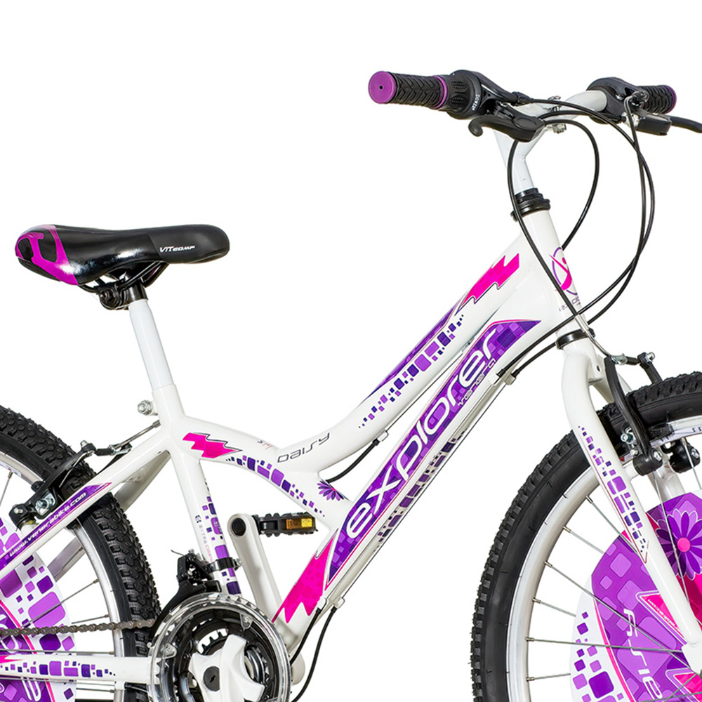 Bicikl Explorer Spy Daisy 24"  belo ljubičasti