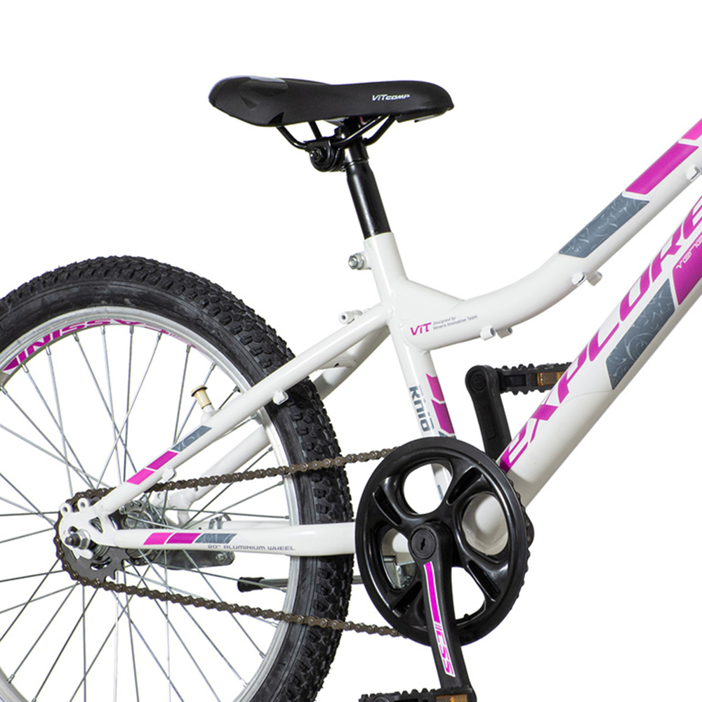 Bicikl Explorer Rhino 20" belo roze