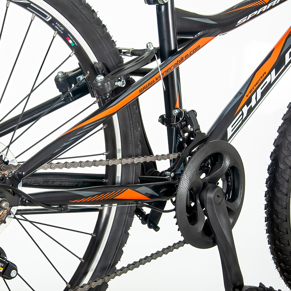 Bicikl Explorer Spark 24" crno narandžasti