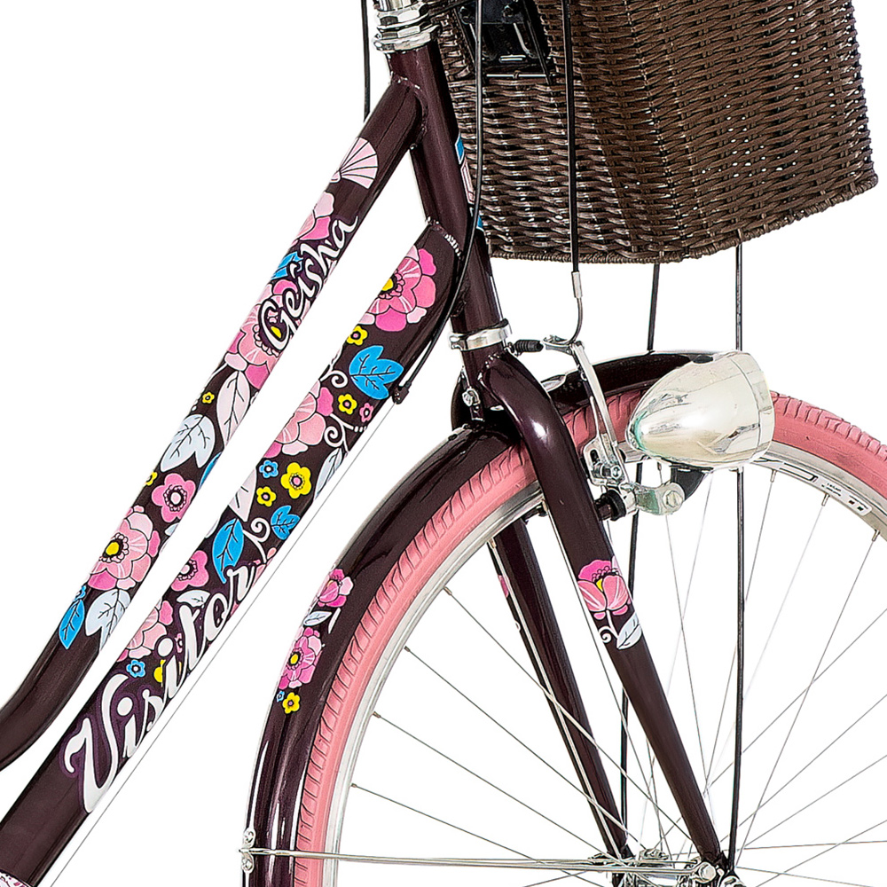 Fashion bicycle visitor purple pink-fas282s6