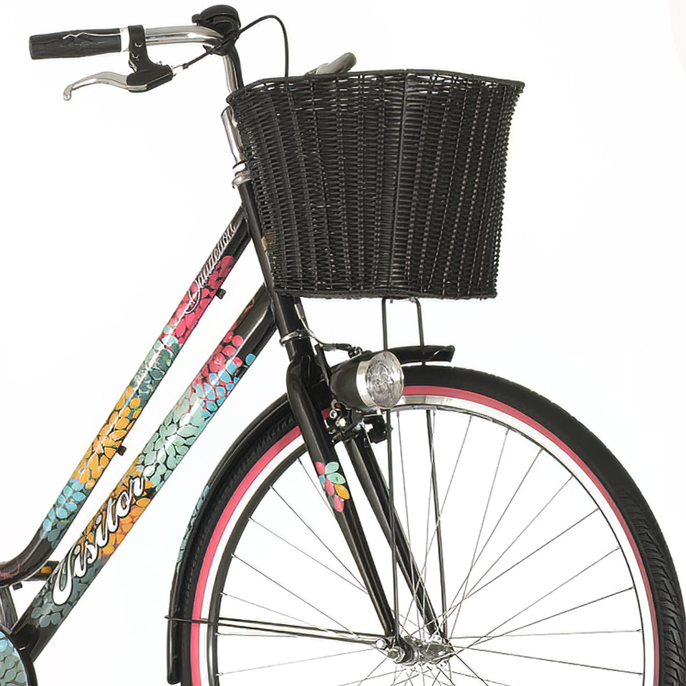 Crno multikolor dandelion ženska bicikla -fas288f