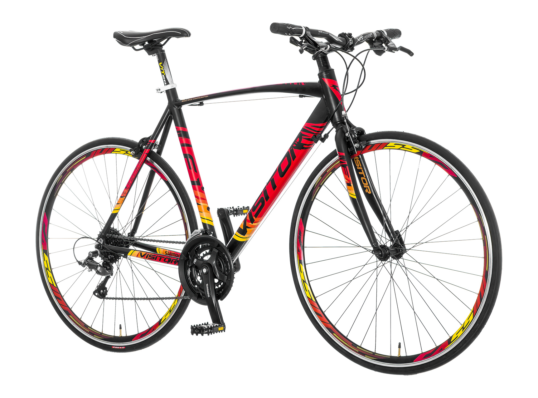 Bicikl Visitor Discovery 28" crno crveni