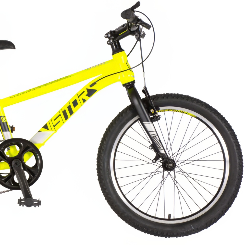 Bicikl Visitor Radiance 20" neon žuto crni